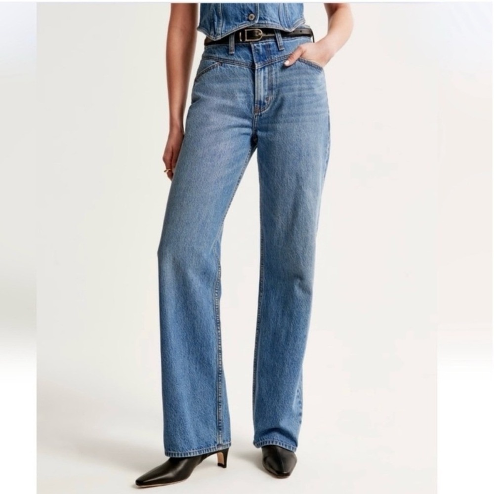 Abercrombie & Fitch Jeans Womens 30 10 The Loose High Rise Yoke